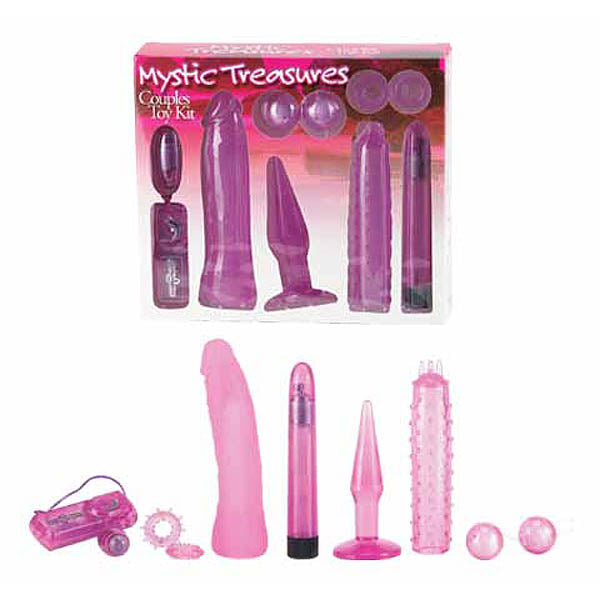 Mystic Treasures - Pink Couples Kit - 7 Piece Set - Naughty by Nature Adult Store