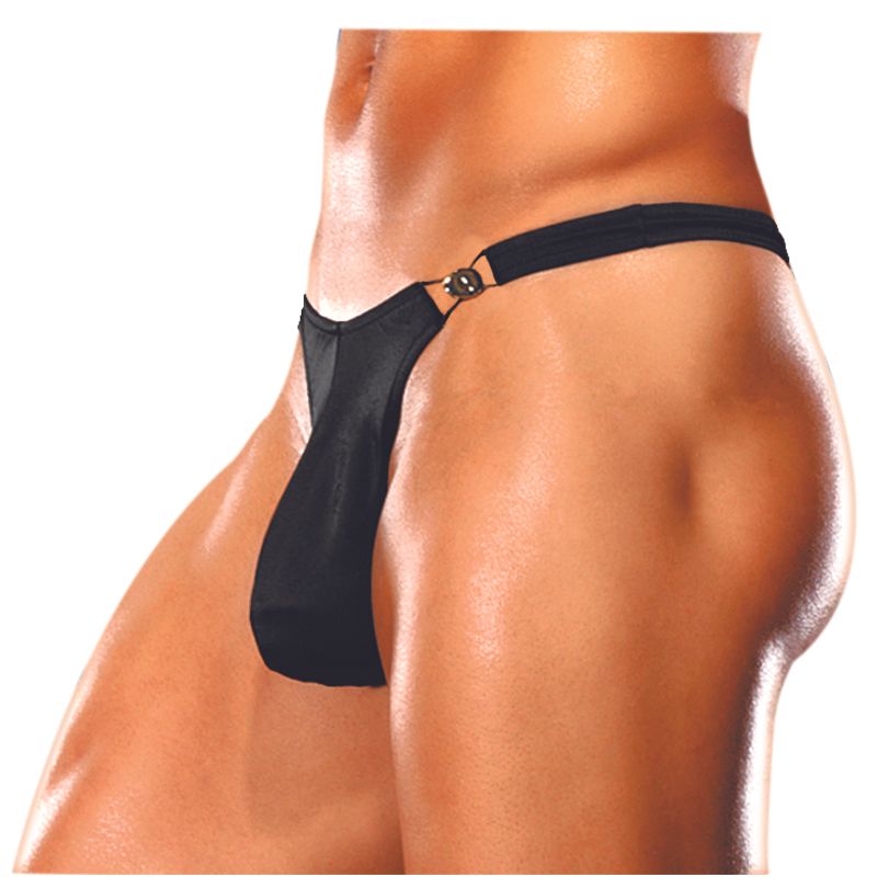 Male Power Spandex Quick Release Bong Clip Thong