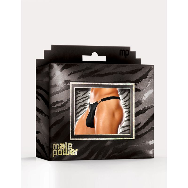 Male Power Spandex Quick Release Bong Clip Thong