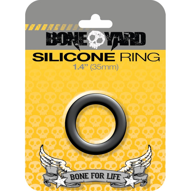 Boneyard Silicone Ring 35mm Black - Naughty by Nature Adult Store