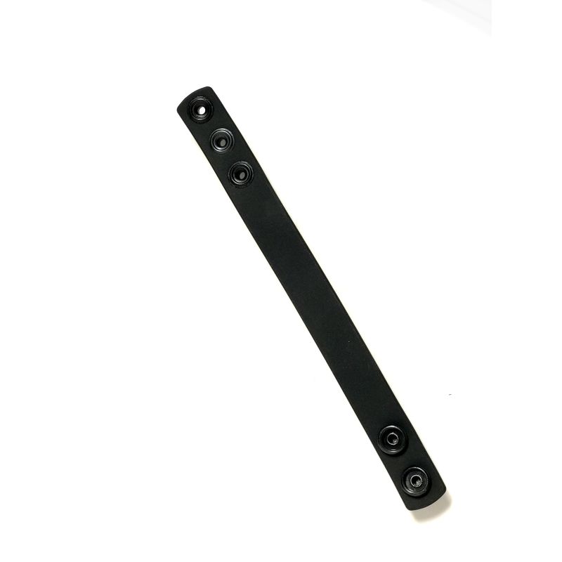 Boneyard Silicone Cock Strap - 3 Snap Ring - Black