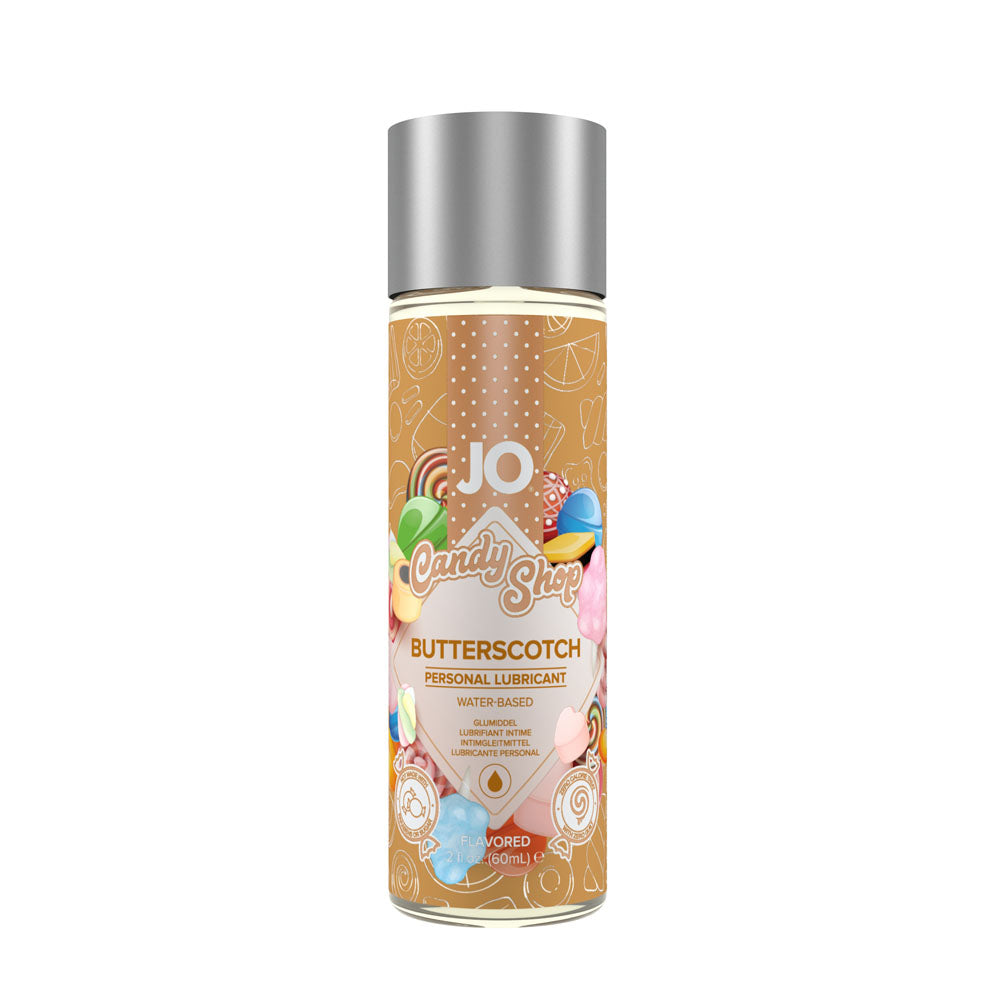 JO Candy Shop Butterscotch Lube 60 Milliliters Water Based Lubricant Bottle