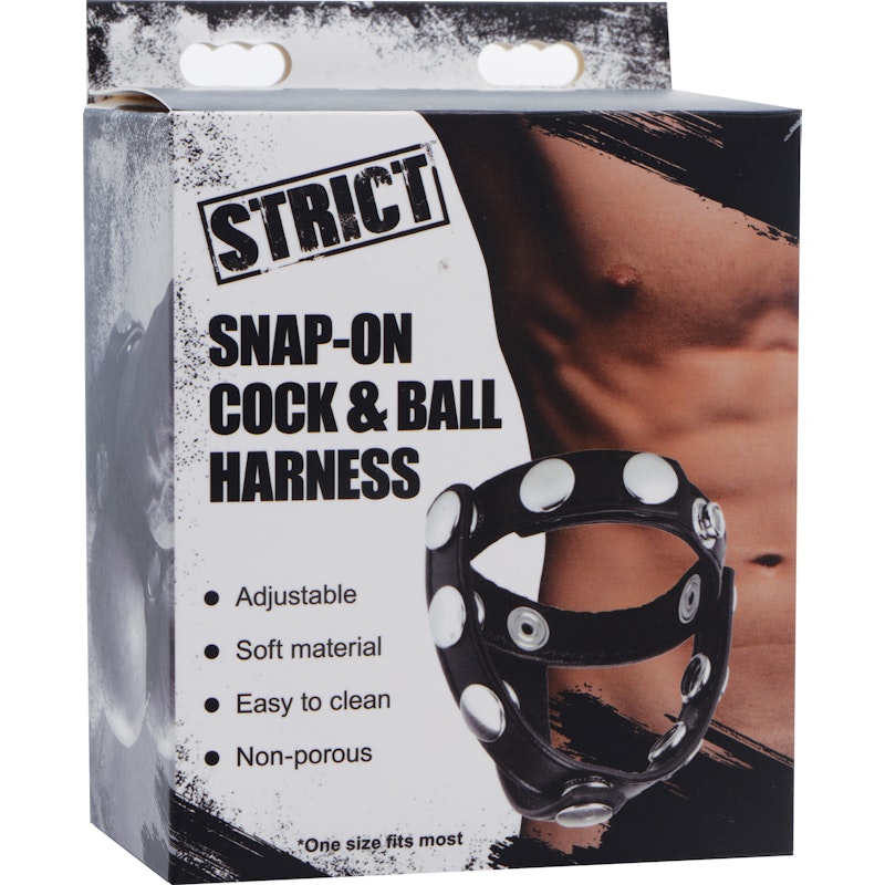 Snap-On Cock And Ball Harness - Naughty by Nature Adult Store