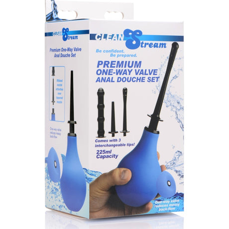 Premium One Way Valve Anal Douche Set - Naughty by Nature Adult Store