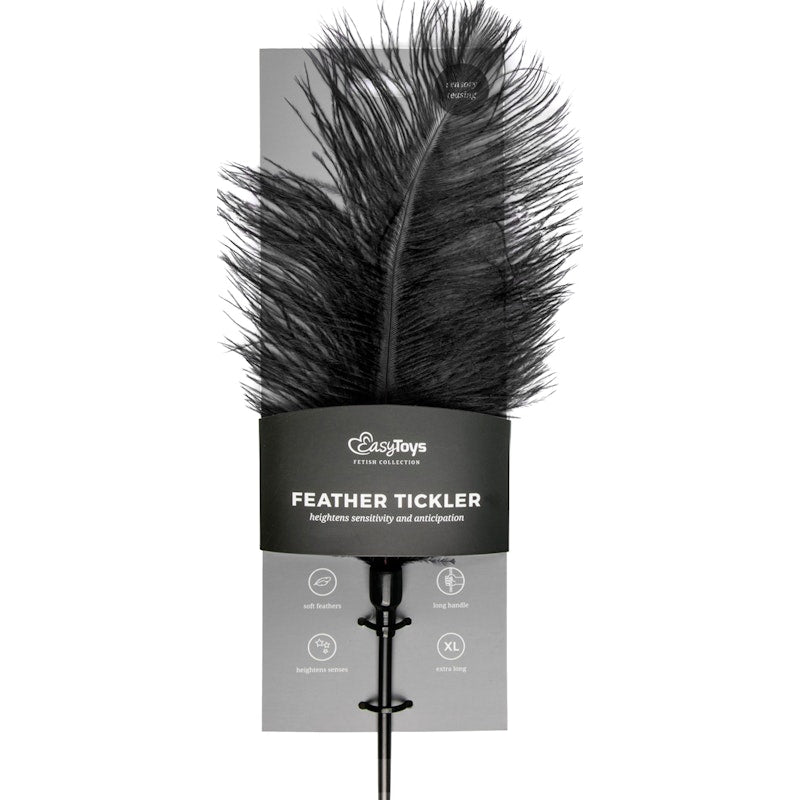 Feather Tickler Black - Naughty by Nature Adult Store