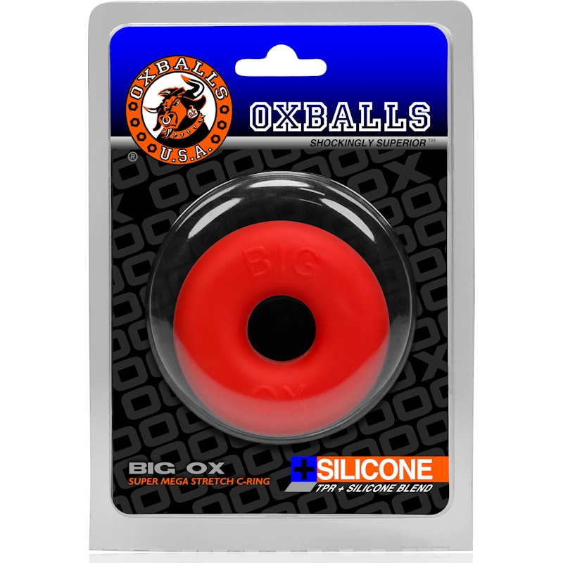 Big Ox Cockring Red Ice - Naughty by Nature Adult Store