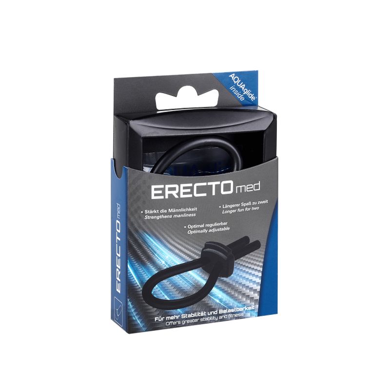 ERECTOmed Adjustable Cock Ring Black