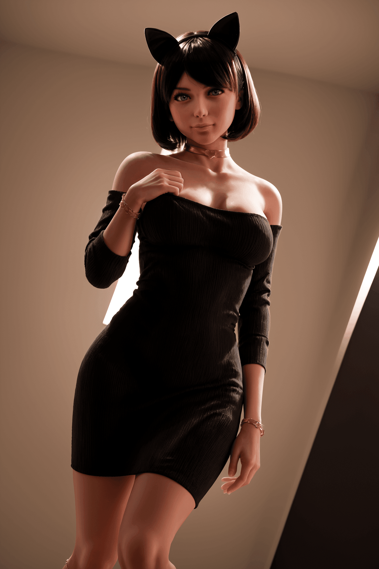 151cm/4ft11 F - cup Silicone Head Sex Doll - DOLLS