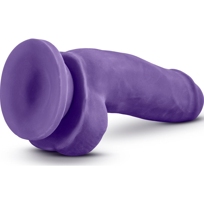 Au Naturel Bold Beefy 7in Dildo Purple - Naughty by Nature Adult Store