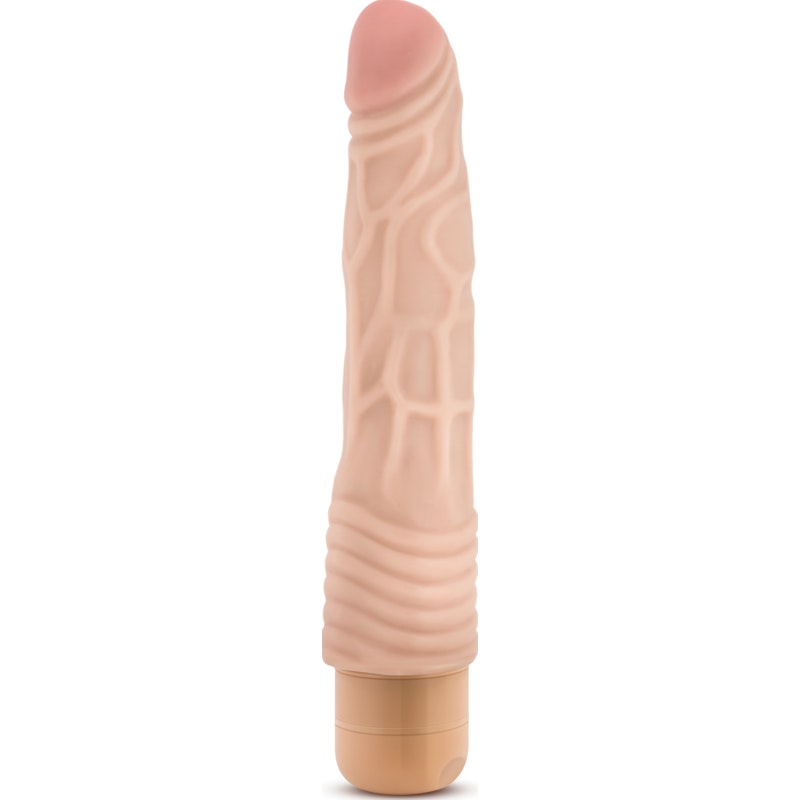Dr Skin Cock Vibe 2 9in Vibrating Cock Beige - Naughty by Nature Adult Store