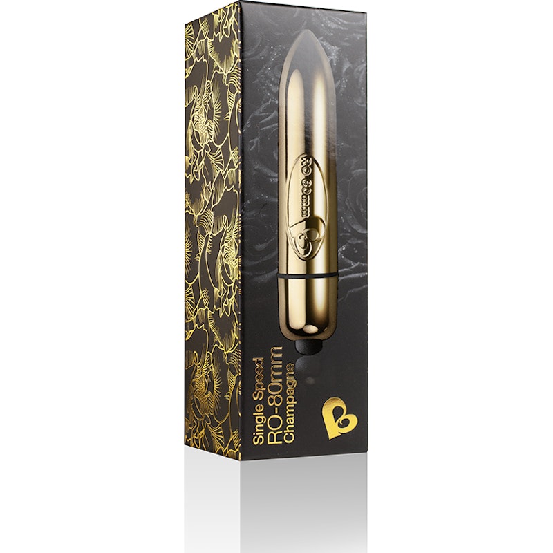 RO-80 Single Speed Bullet Champagne Gold - Naughty by Nature Adult Store
