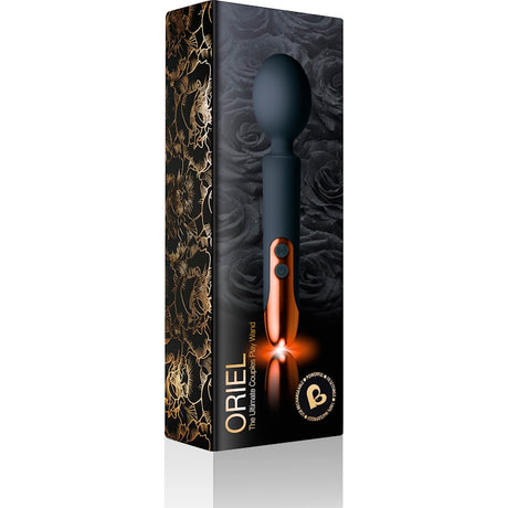 Oriel Rechargeable Wand Black - Naughty by Nature Adult Store