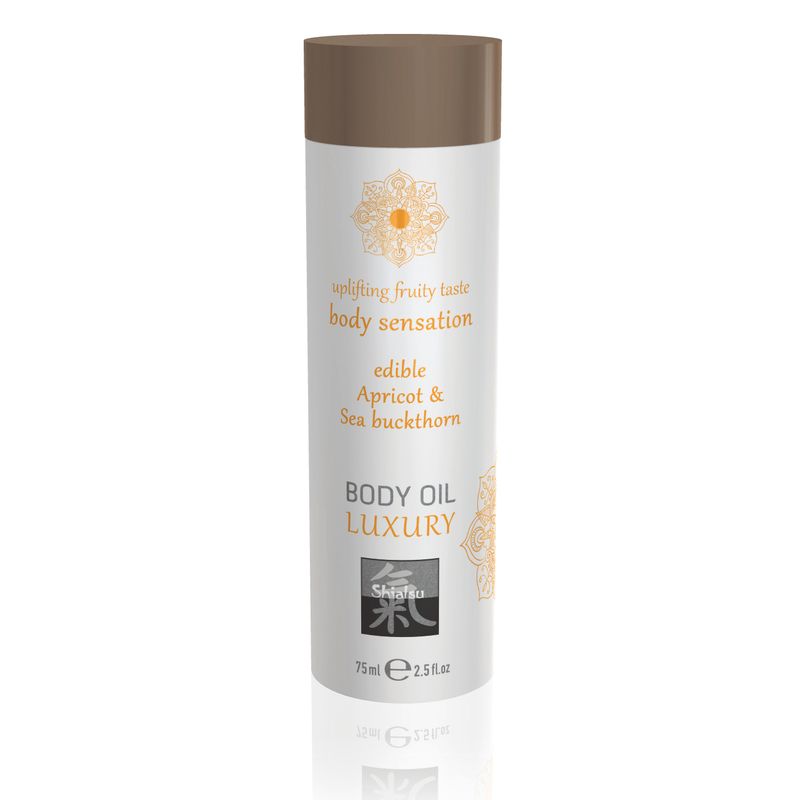 Shiatsu Luxury Body Oil Edible Apricot and Sea Buckthorn