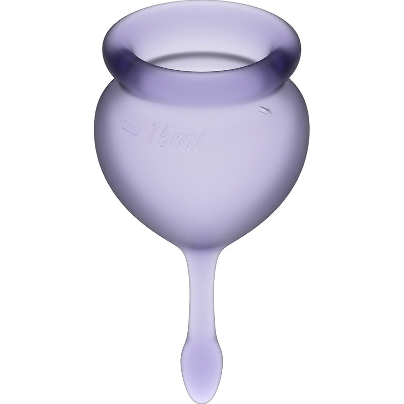 Feel Good Menstrual Cup Lila 2pcs - Naughty by Nature Adult Store