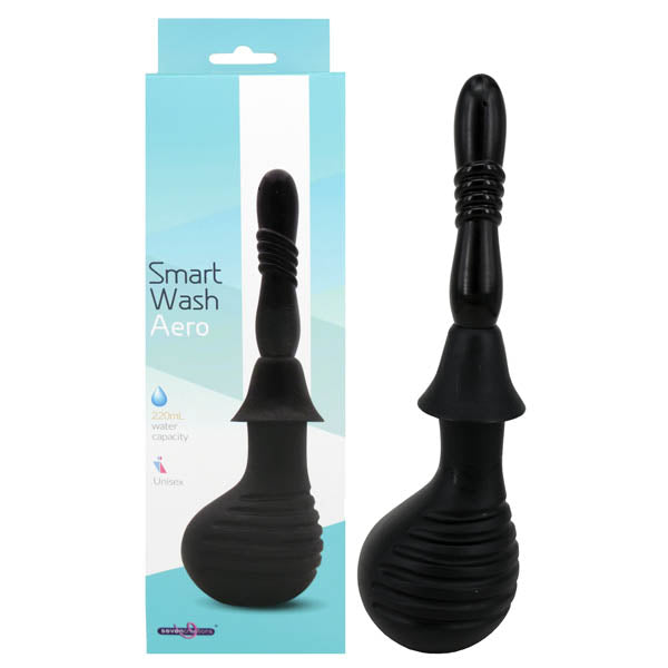 Smart Wash - Aero - Black Unisex Douche - 220 ml Capacity - Naughty by Nature Adult Store