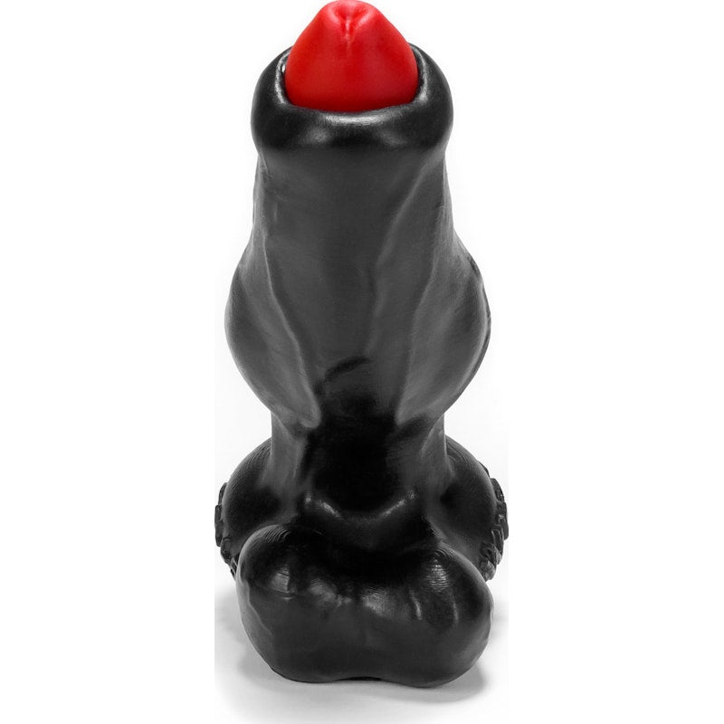 Woof Hollow Plug w Stopper Black Red - Naughty by Nature Adult Store