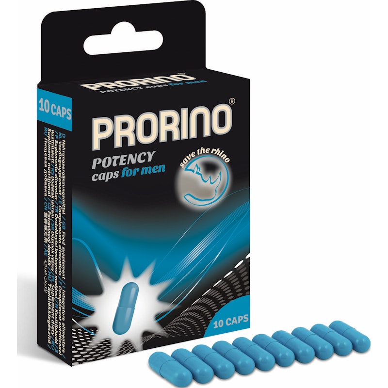 PRORINO Potency Capsules For Men 10 Pc - Naughty by Nature Adult Store