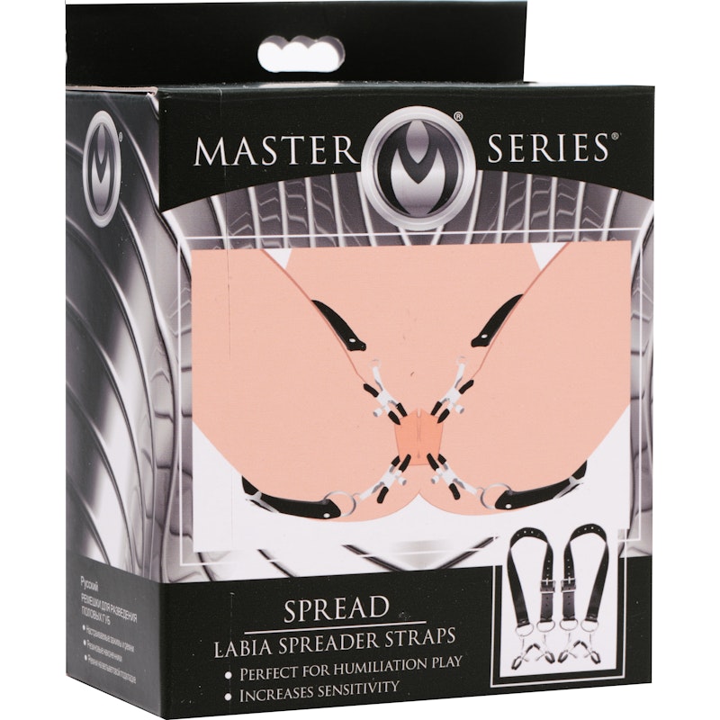 Labia Spreader Straps with Clamps - Naughty by Nature Adult Store