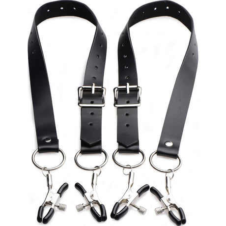 Labia Spreader Straps with Clamps - Naughty by Nature Adult Store