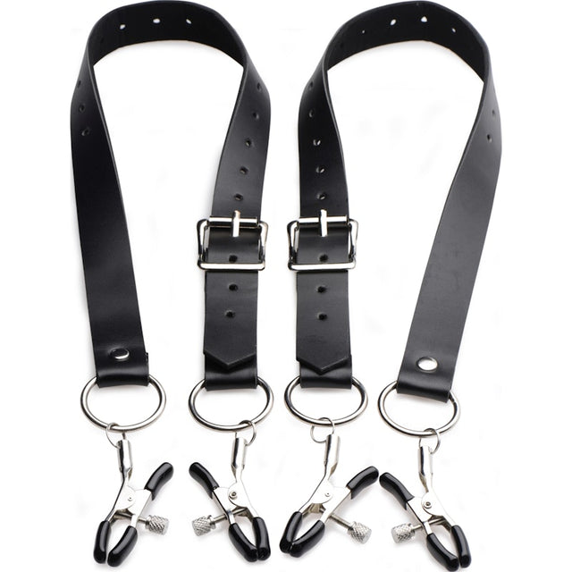 Labia Spreader Straps with Clamps - Naughty by Nature Adult Store