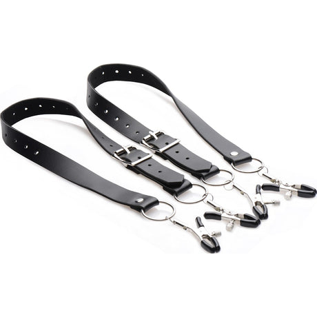 Labia Spreader Straps with Clamps - Naughty by Nature Adult Store