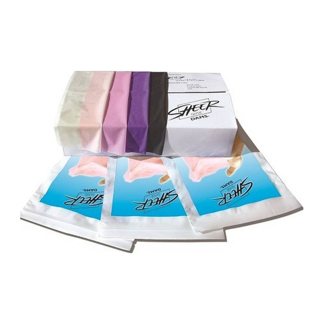 Sheer Dams 100 Pc Mixed Box Colours Flavours - Naughty by Nature Adult Store