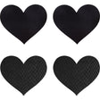 Classic Black Hearts Pasties - Naughty by Nature Adult Store