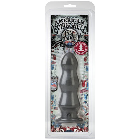 B-7 Tango 7in Anal Dildo Gun Metal - Naughty by Nature Adult Store