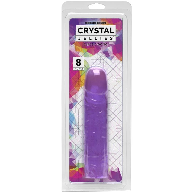8 in Classic Dong Purple - Naughty by Nature Adult Store