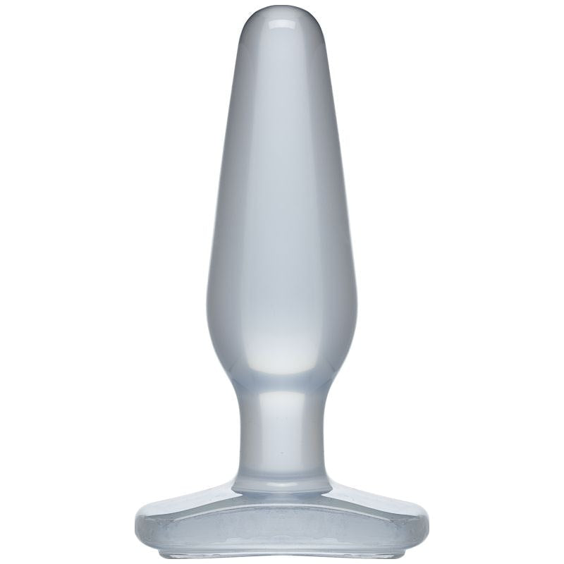 Medium Butt Plug Clear - Naughty by Nature Adult Store