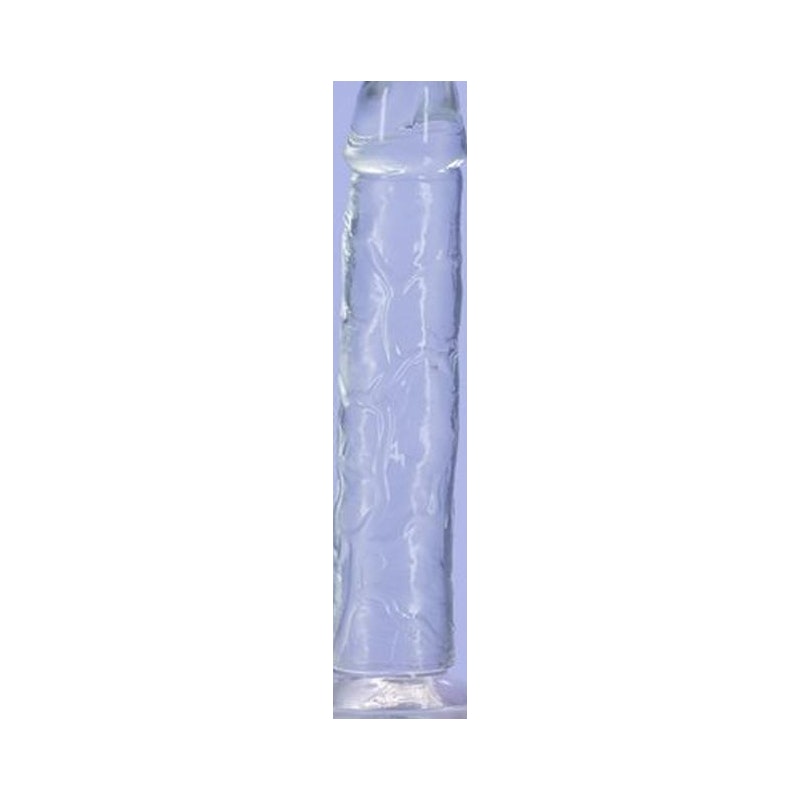 Crystal Dildo Straight 9in Clear - Naughty by Nature Adult Store