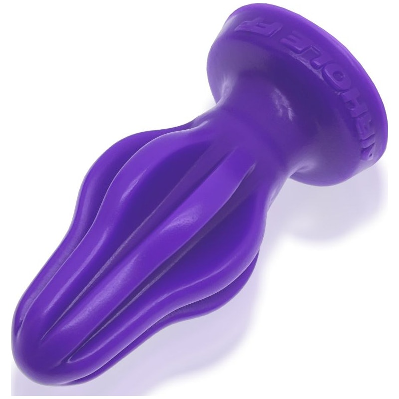 Airhole-1 Finned Buttplug Eggplant - Naughty by Nature Adult Store
