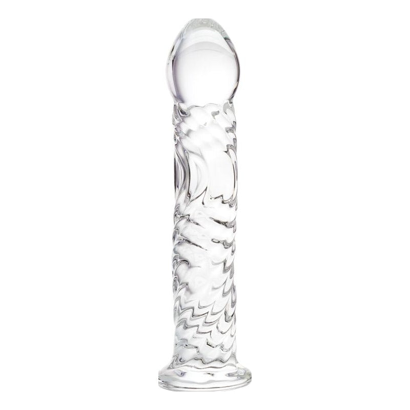Sexus Glass Dildo Clear 16cm - Naughty by Nature Adult Store