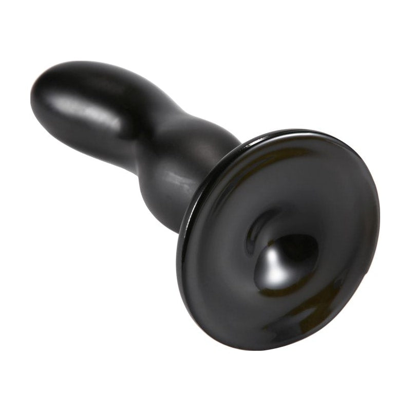 Oval Head Butt Plug Black - Naughty by Nature Adult Store