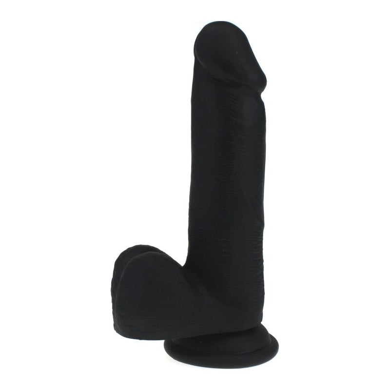 Thick Realistic Cock w Balls Black - Naughty by Nature Adult Store