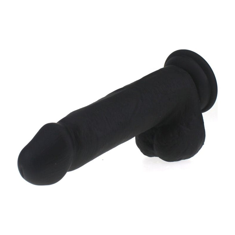 Thick Realistic Cock w Balls Black - Naughty by Nature Adult Store
