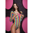 Rainbow Lace-Up Teddy - Naughty by Nature Adult Store