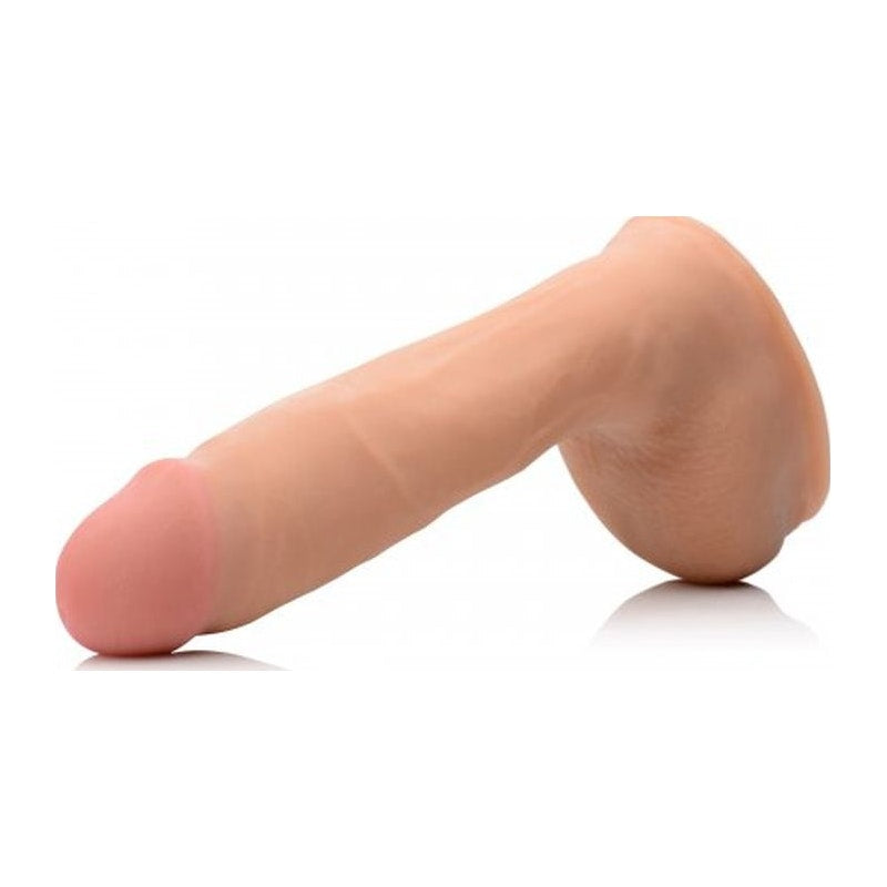 8in Dual Density Squirting Dildo w Balls Reservoir - Naughty by Nature Adult Store