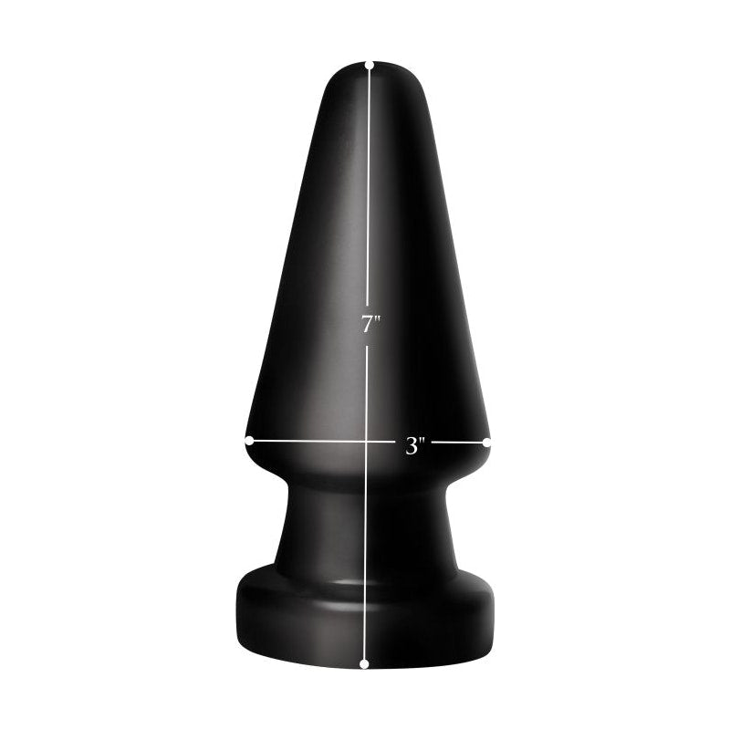Ass Max Plug Large Anal Plug Black - Naughty by Nature Adult Store