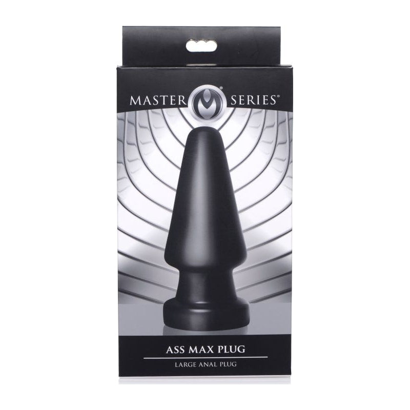 Ass Max Plug Large Anal Plug Black - Naughty by Nature Adult Store