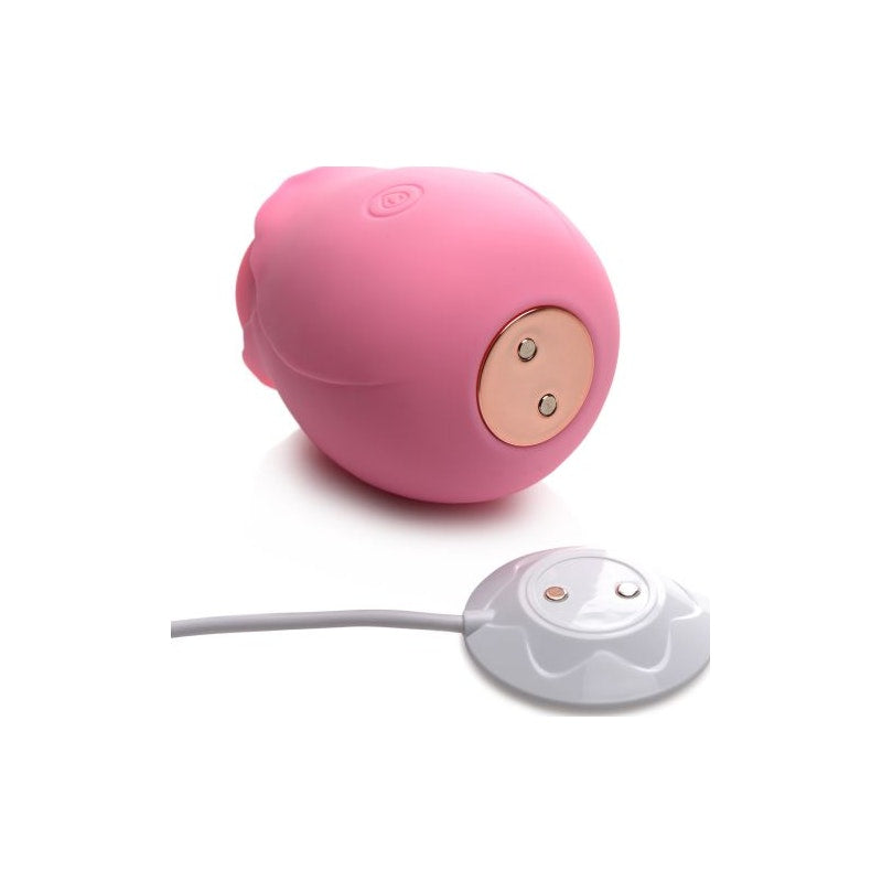 10X Wild Rose Silicone Suction Stimulator Pink - Naughty by Nature Adult Store