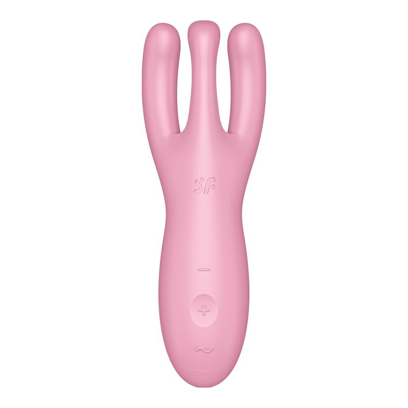 Satisfyer Threesome 4 Connect App Layon Vibrator Pink - Naughty by Nature Adult Store