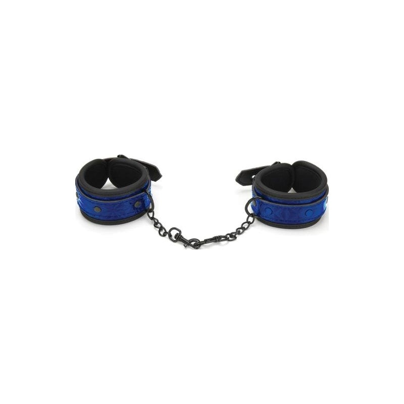 Whip Smart Diamond Handcuff Blue - Naughty by Nature Adult Store
