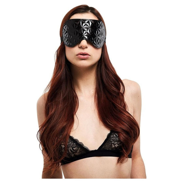 Whip Smart Diamond Blindfold Black - Naughty by Nature Adult Store