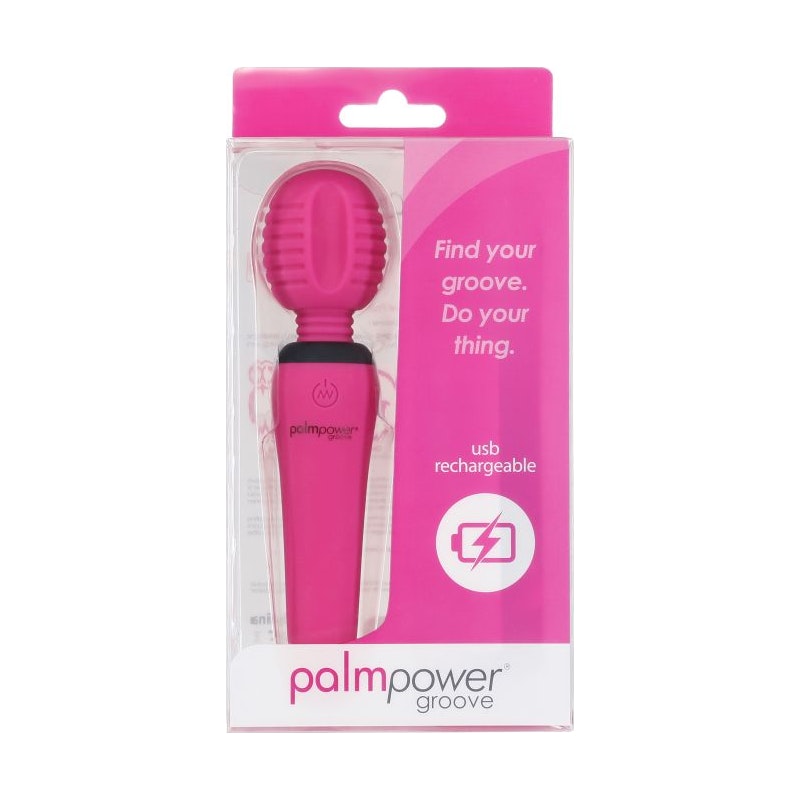 PalmPower Groove Mini Wand Fuchsia - Naughty by Nature Adult Store