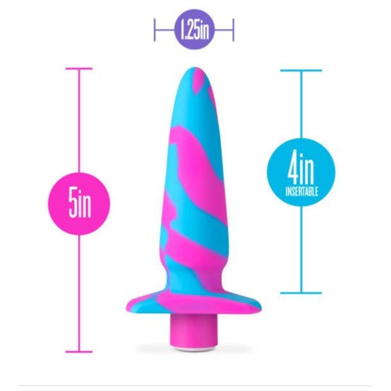 Avant Vibrotize Silicone Mini Anal Vibe Fuchsia