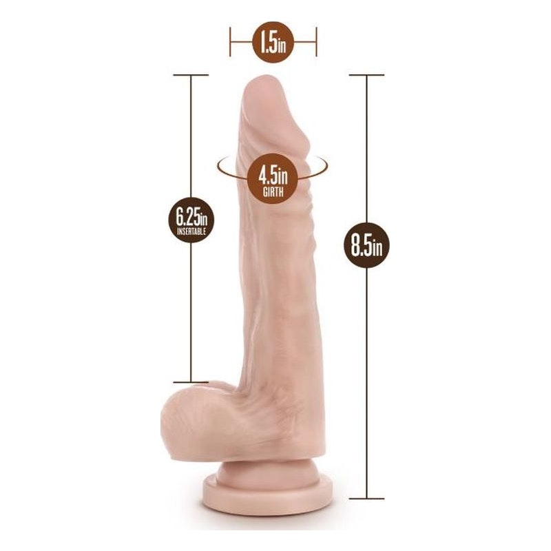 Dr Skin Realistic Cock Stud Muffin Beige - Naughty by Nature Adult Store