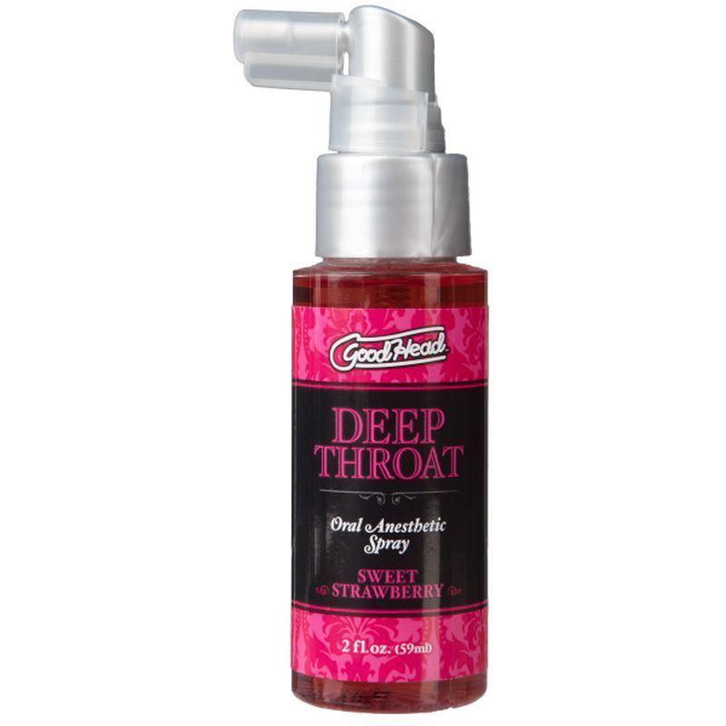 GoodHead Deep Throat Spray – Strawberry Desensitizer & Gag Suppressant