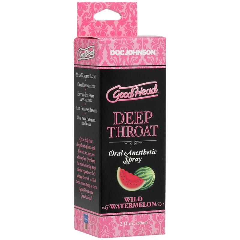 GoodHead Deep Throat Spray Wild Watermelon 59ml - Naughty by Nature Adult Store