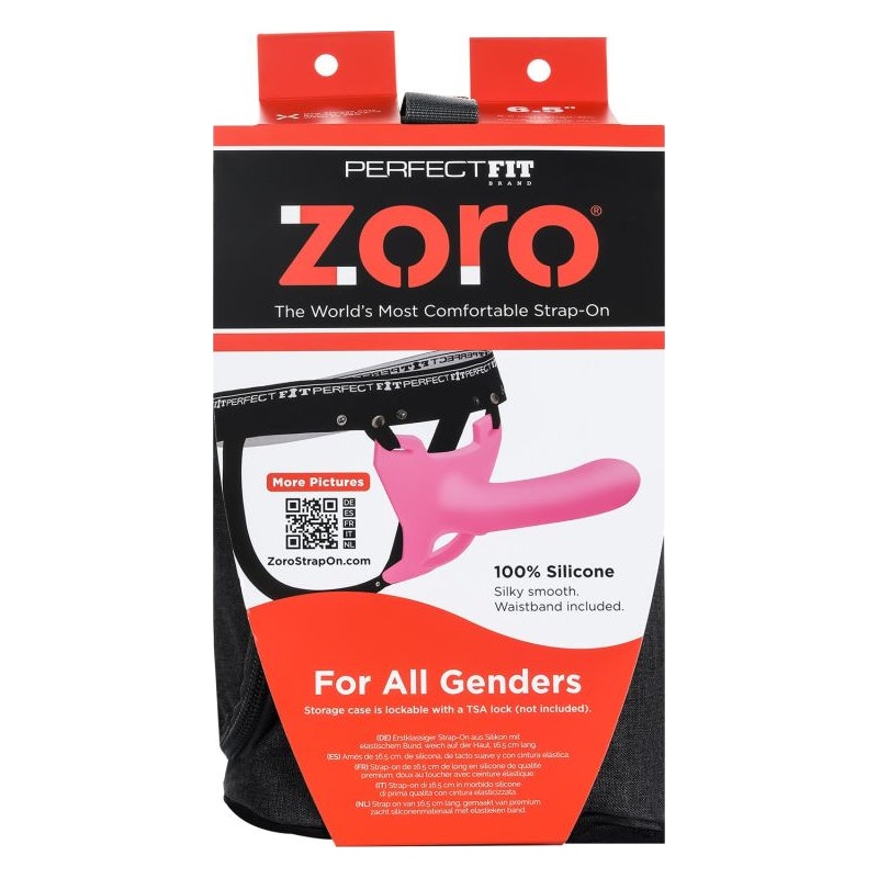 Zoro Strap-On 6.5in Pink - Naughty by Nature Adult Store